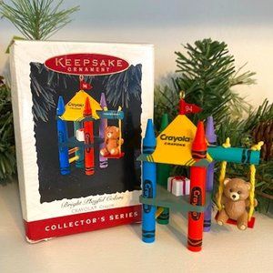 Hallmark Crayola Crayon "Bright Playful Colors" Ornament 1994 from the Collector